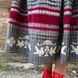 Спідниця "Червона лента" з вибійкою і оксамитовою стрічкою 02414 фото 1